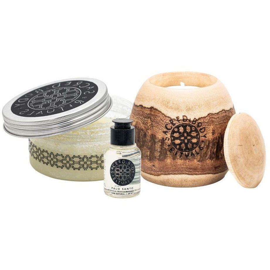 palo santo bath set